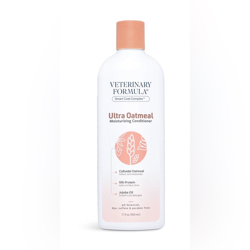 Veterinary Formula Smart Coat Complex Conditioner for Dogs 17 oz Ultra Oatmeal
